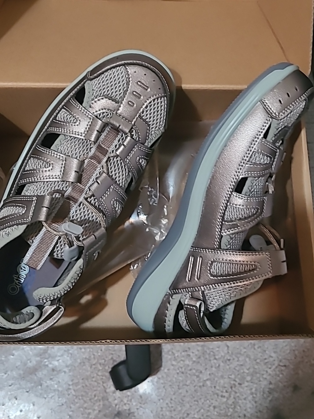 OrthoFeet New Verona Sandals 11.5 Wide - Picture 11 of 12